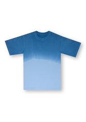 Blue Ombre Loose-Fit T-shirt