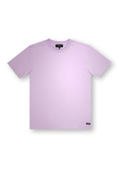 Purple Crew Neck Basics T-shirt